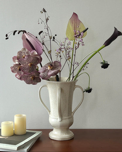 Vintage Four-Handle Vase