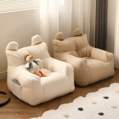 Bear Shaped Lazy Sofa Bean Bag with filling - HomeinFun