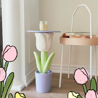 Blooming Beauty: Tulip Side Table - HomeinFun