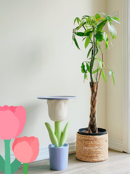 Blooming Beauty: Tulip Side Table - HomeinFun