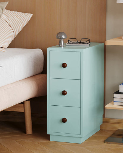 Slim Color Block Storage Cabinet