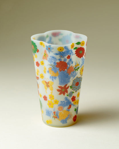 Begonia Glass Tea Cup