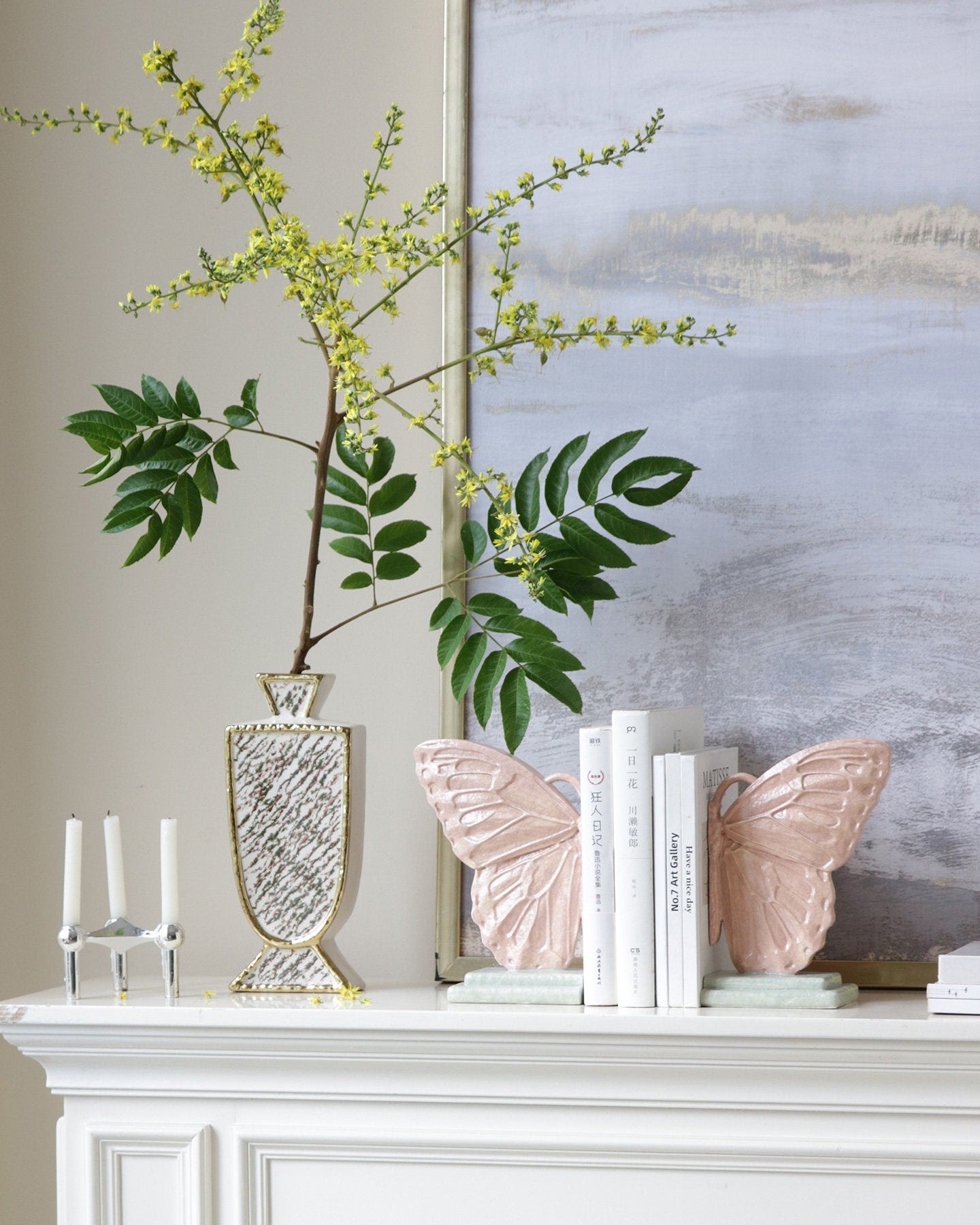 Butterfly Bookend Decor