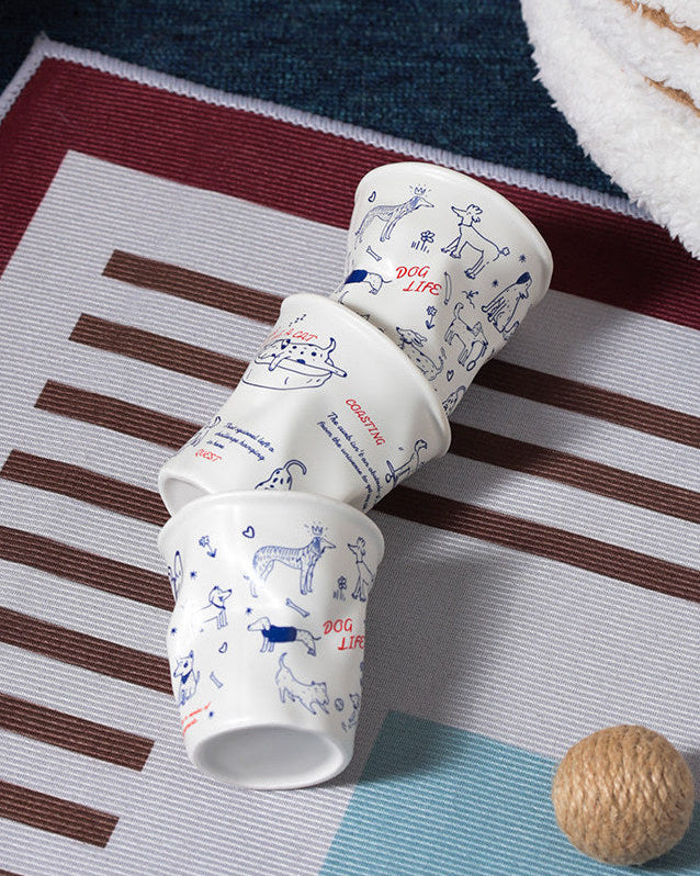 4pcs Aesthetic Coffee Cups