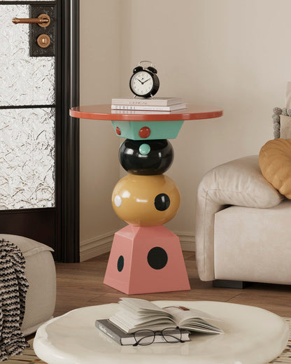 Dotted Geometry Side Table