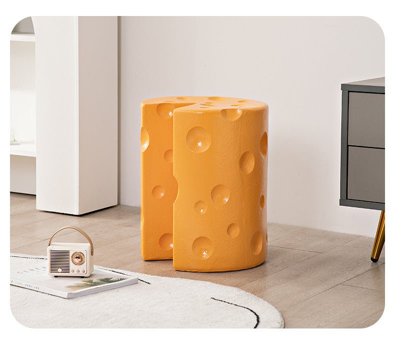 Cheese Side Table Creative Stool - HomeinFun