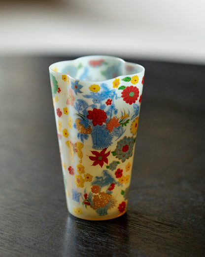 Begonia Glass Tea Cup