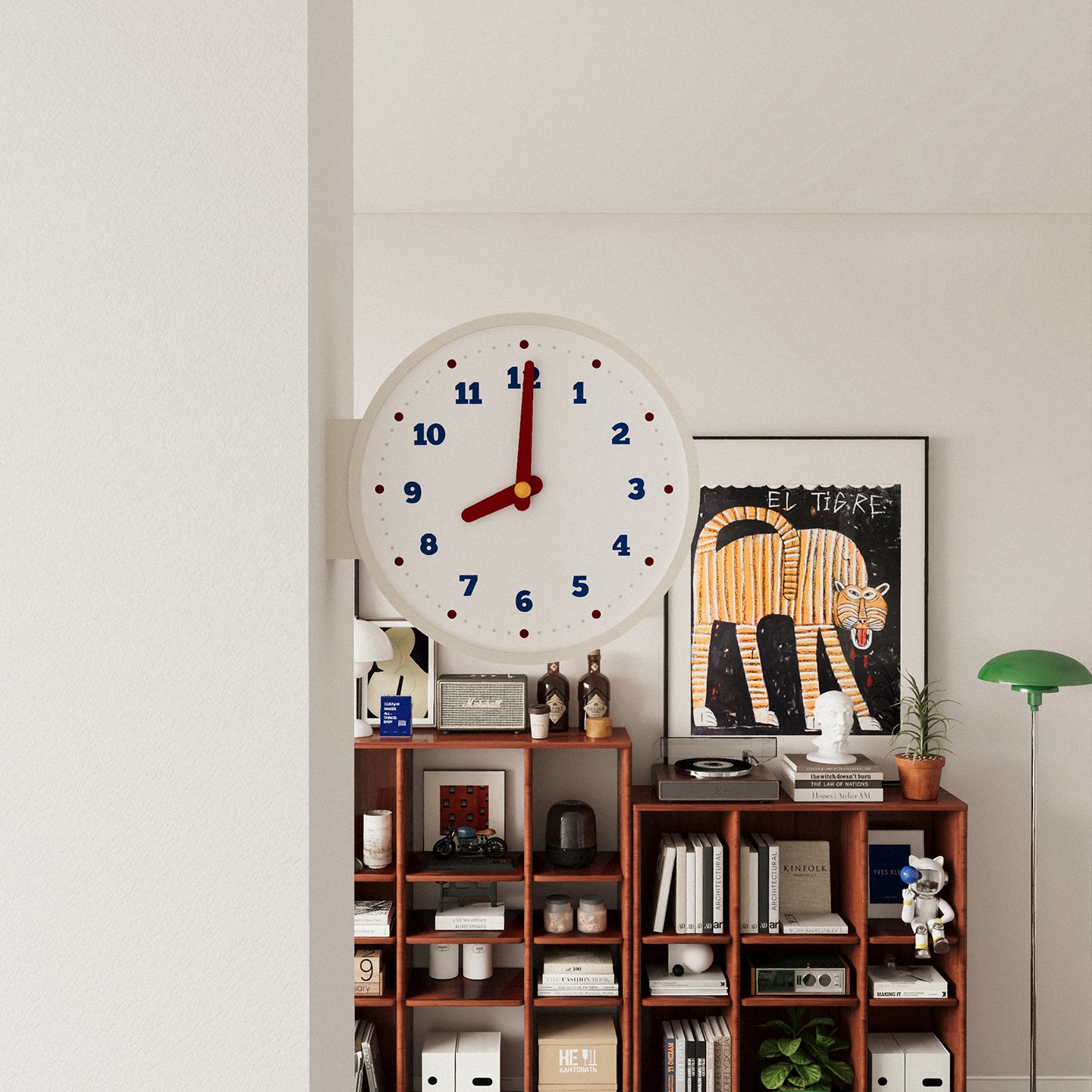 Classic Corner View Clock