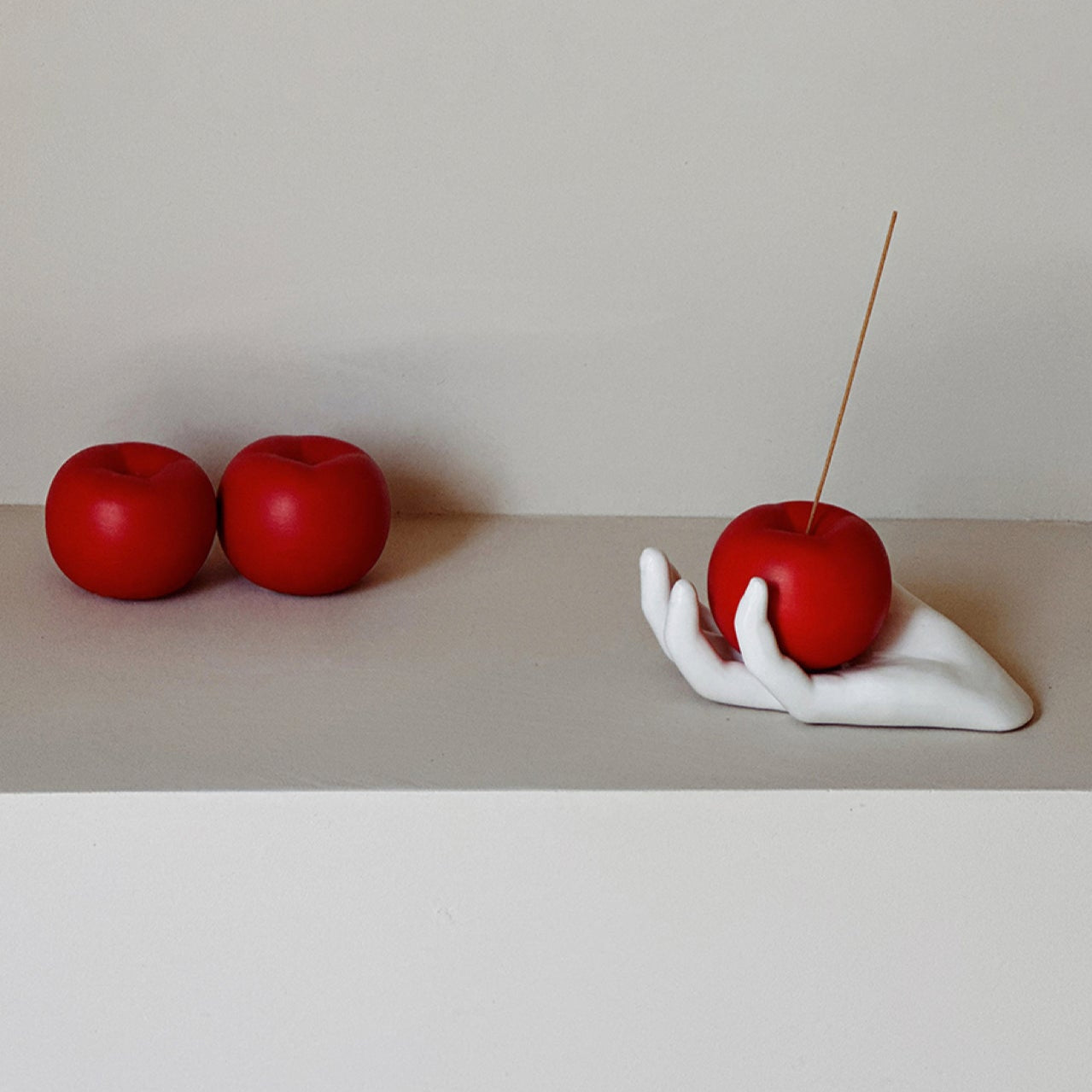 Apple-Shaped Incense Holder