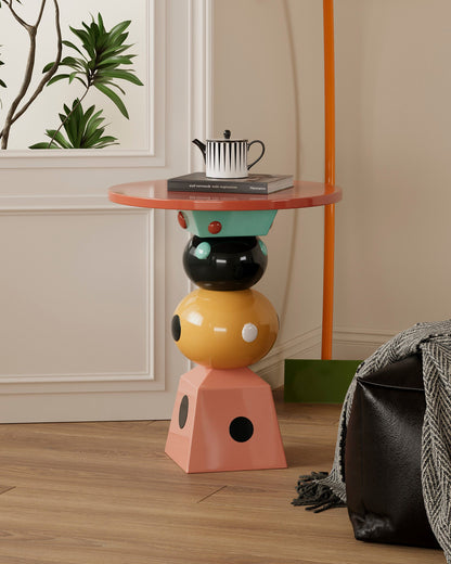 Dotted Geometry Side Table