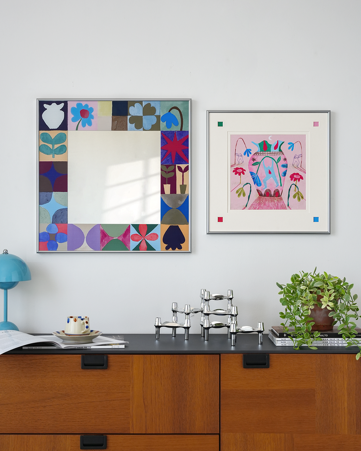 Bauhaus Style Art Mirror