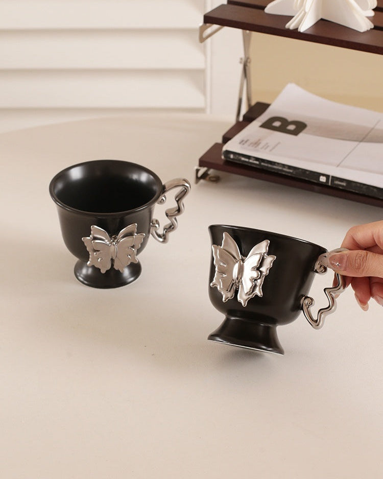 Double Butterfly Mug