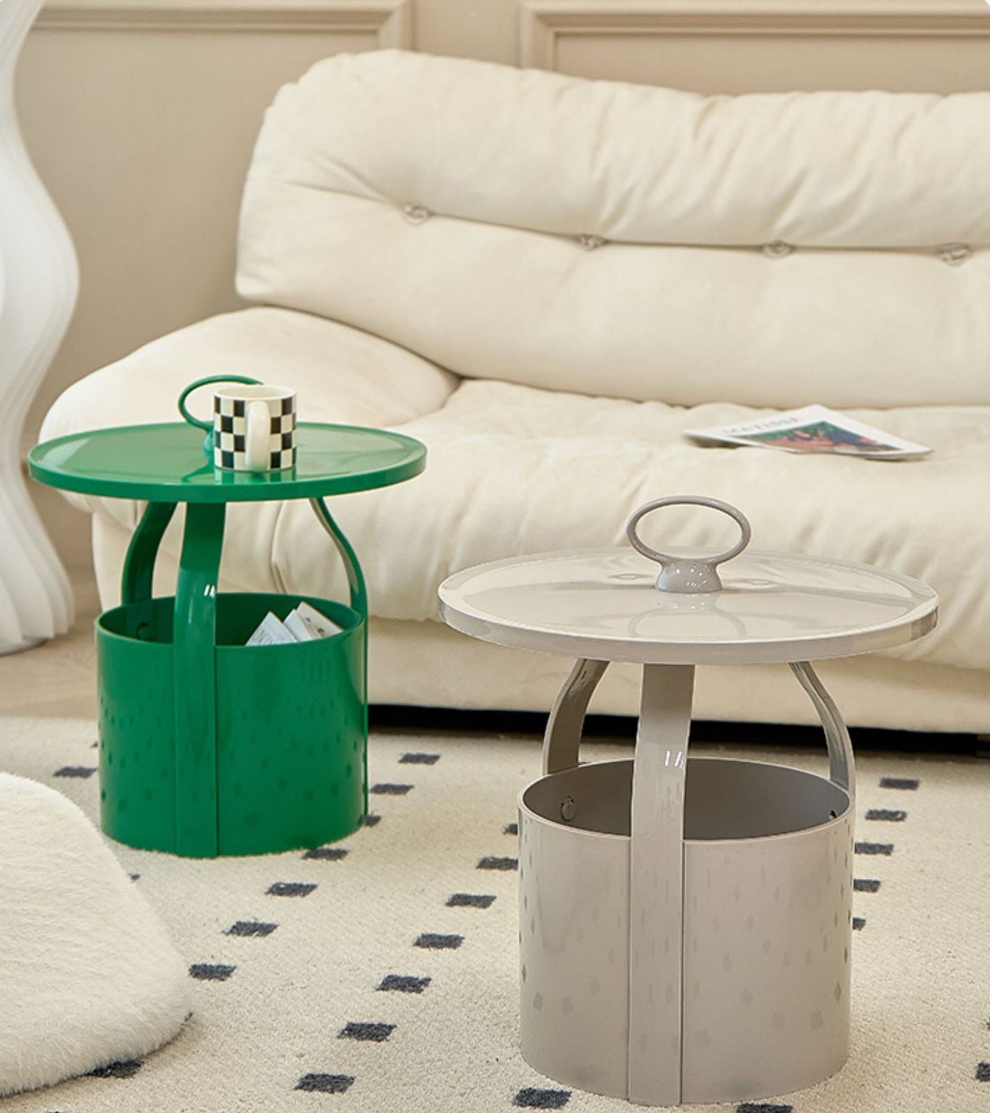 Bucket Handheld Side Table