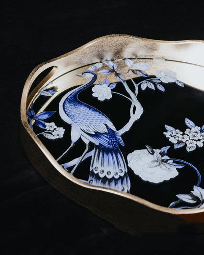 Peacock Mirror Tray