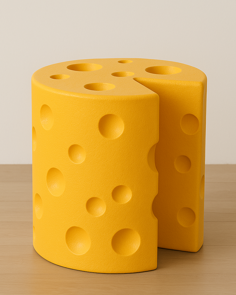 Cheese Side Table Creative Stool