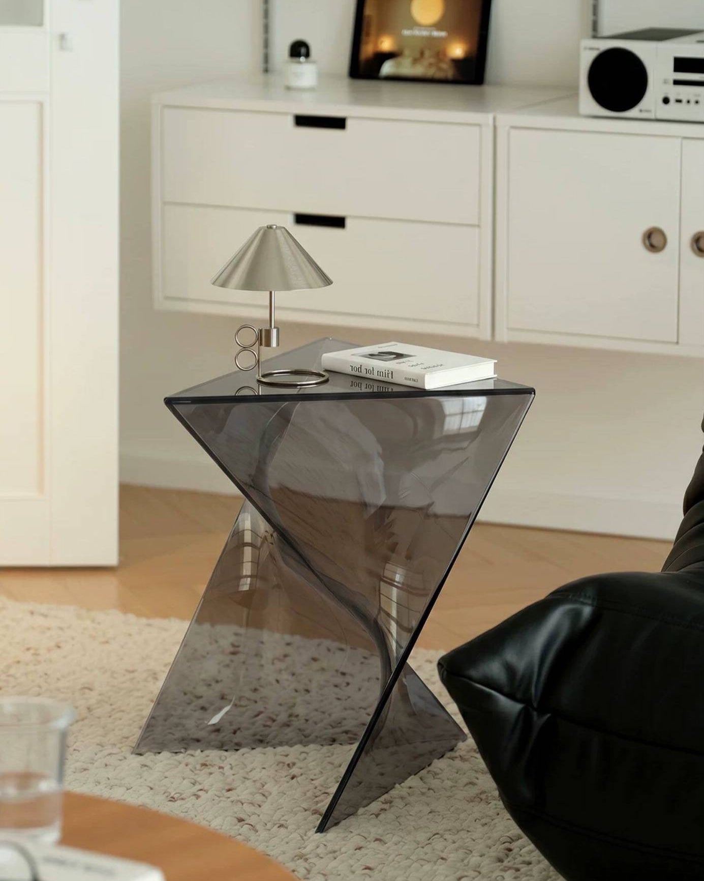 Twist Acrylic Side Table