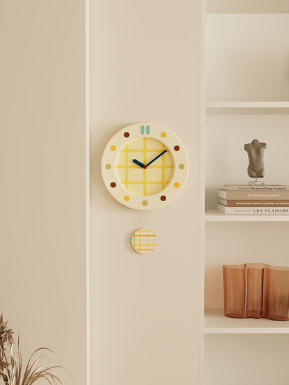 Classic Grid Panel Clock
