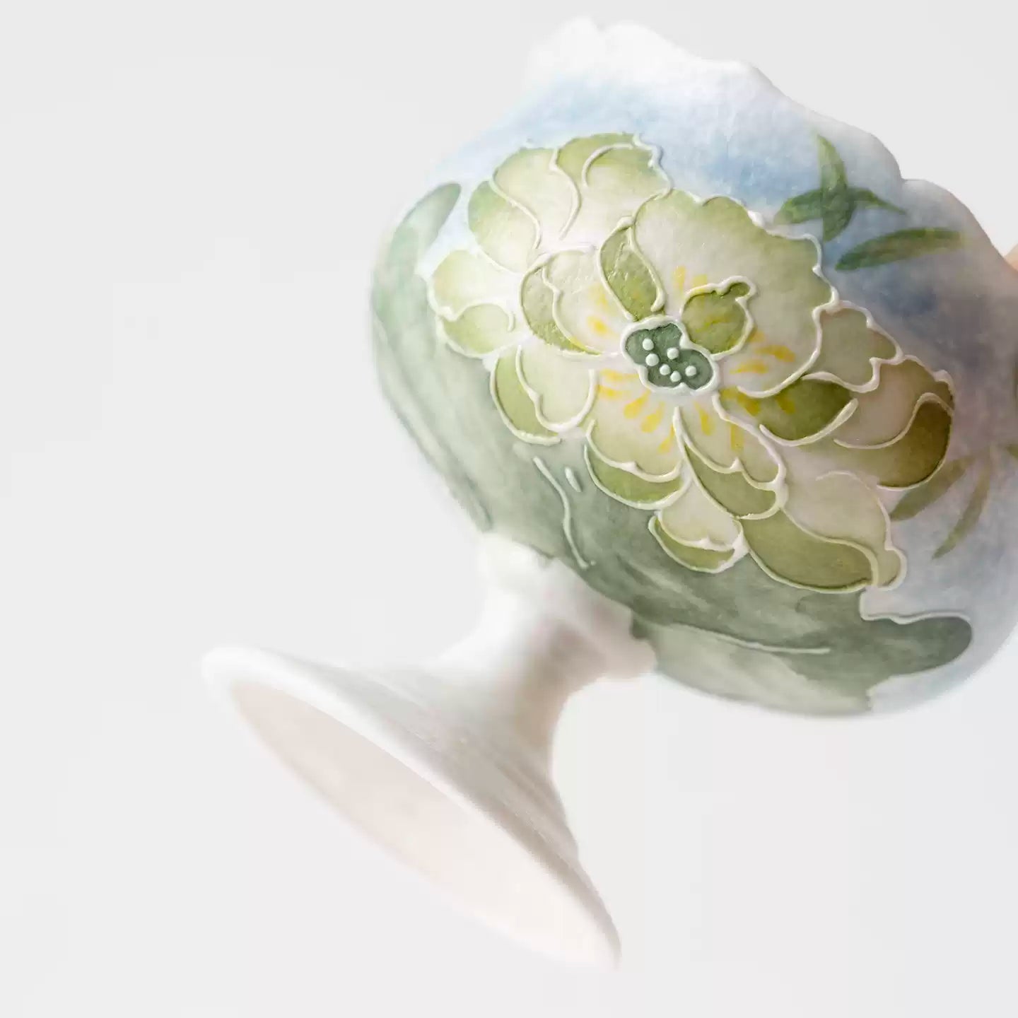 Lotus Ceramic Tea & Coffee Cup Set