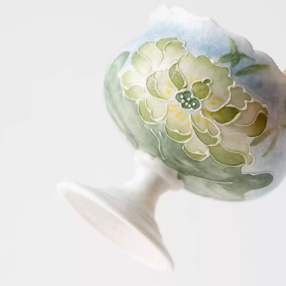 Lotus Ceramic Tea & Coffee Cup Set