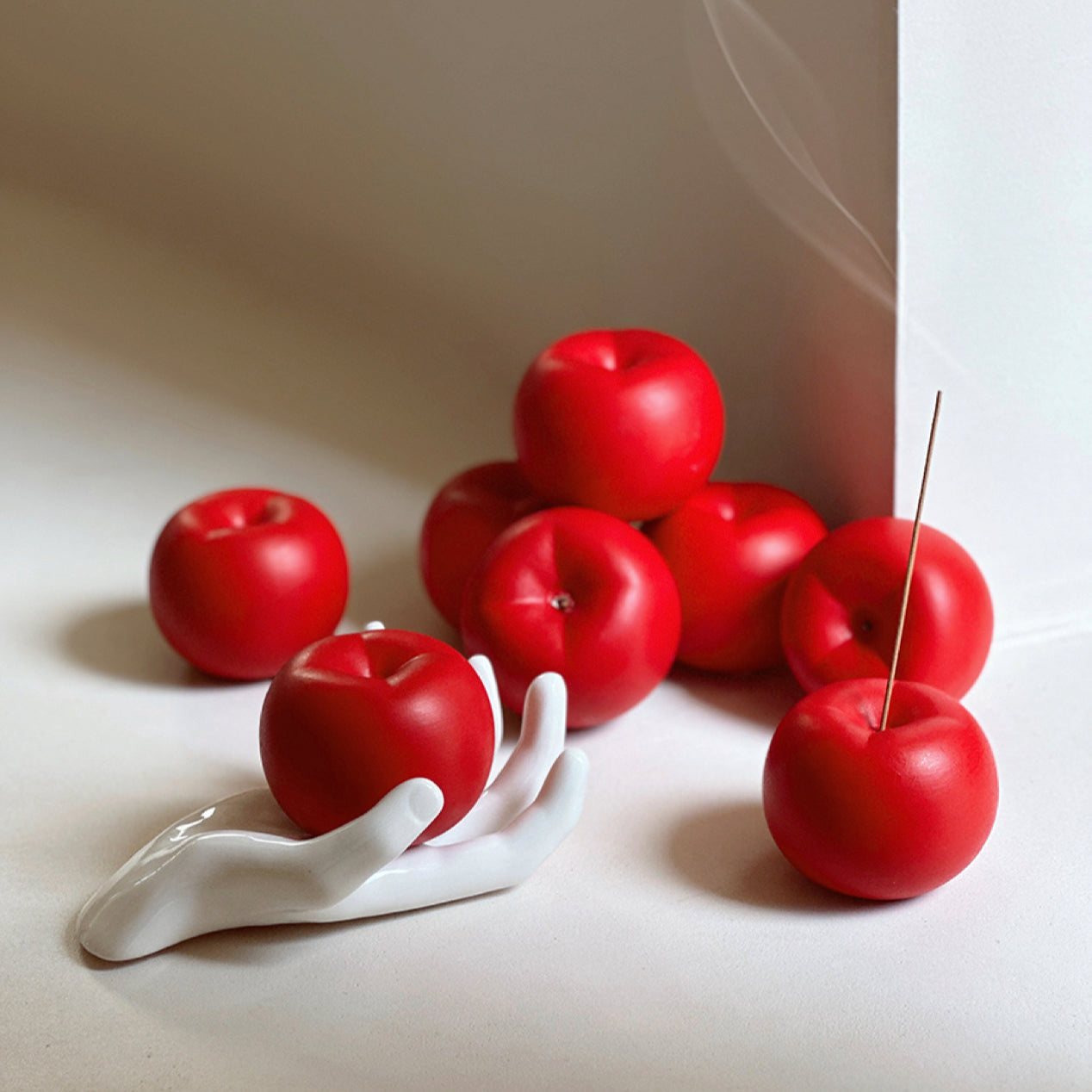 Apple-Shaped Incense Holder