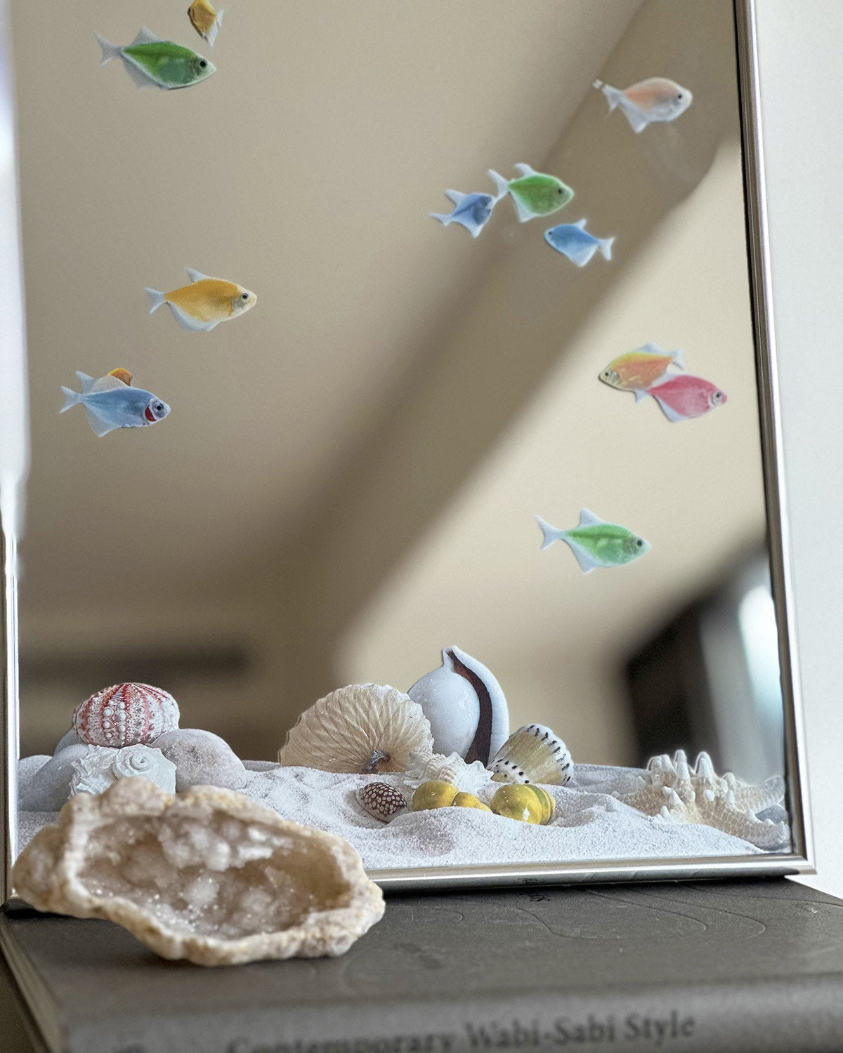 Ocean Fish Mirror Wall Art