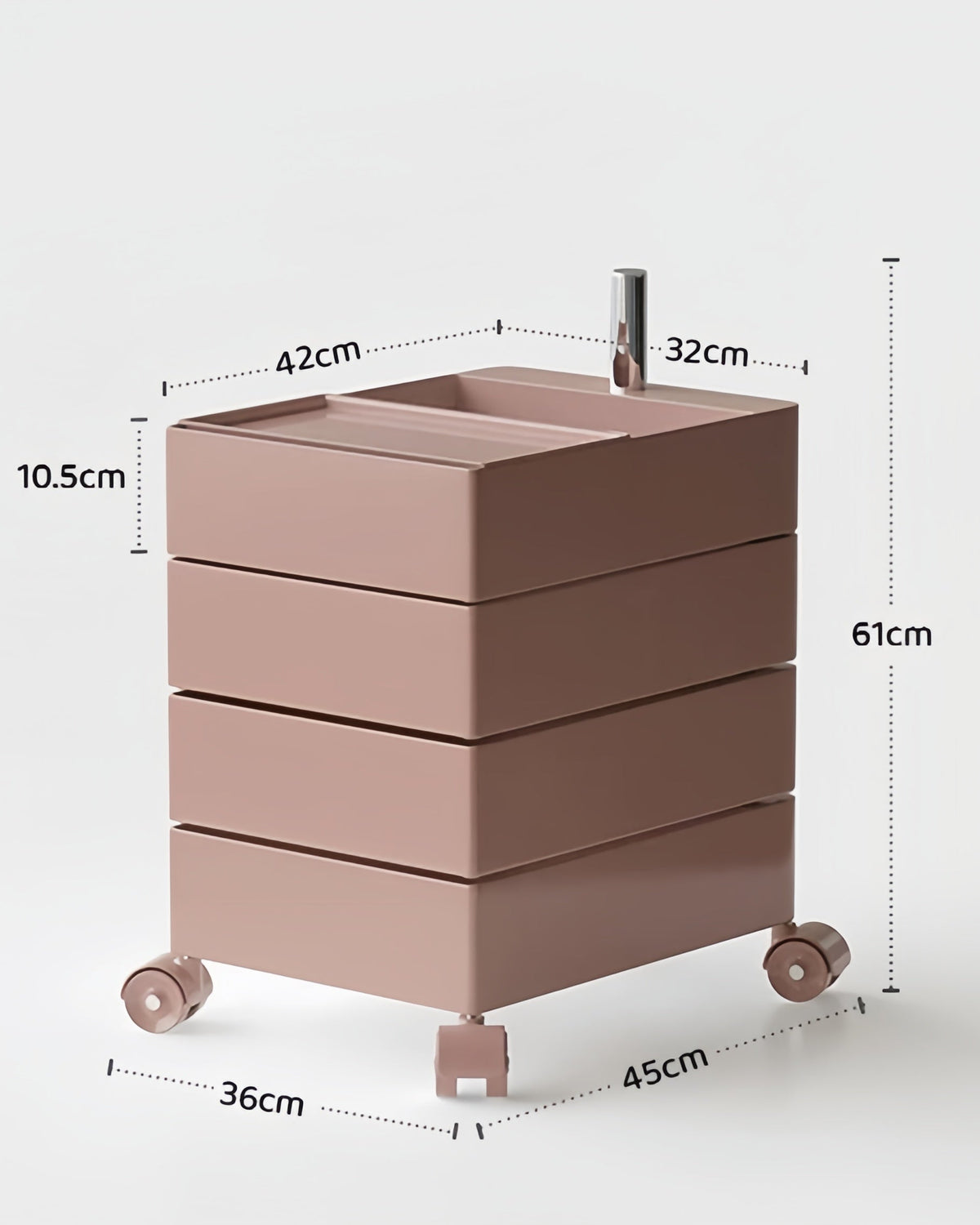 Rotating Storage Side Table
