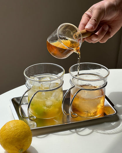 Vintage Glass Coffee Cup
