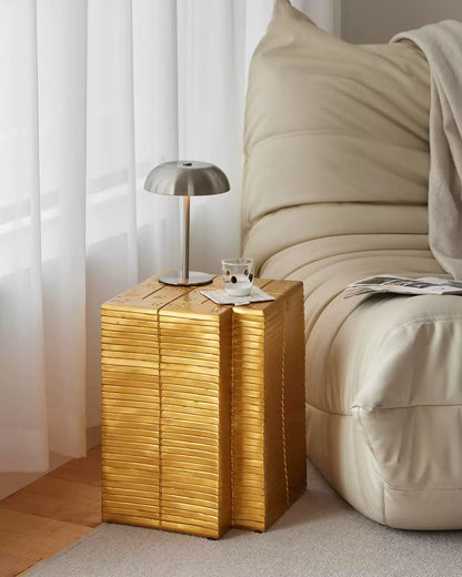 Golden Ingot Side Table