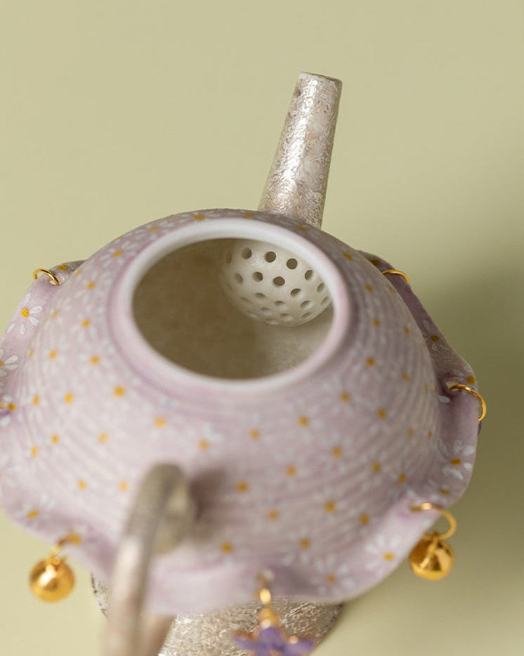 Lilac Daisy Tea Set