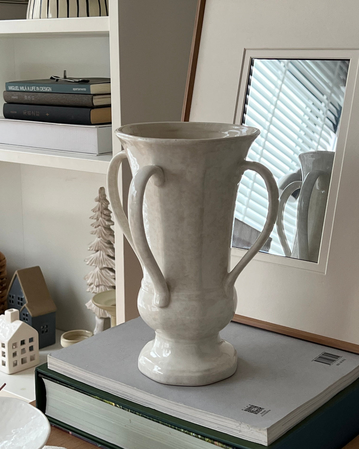 Vintage Four-Handle Vase