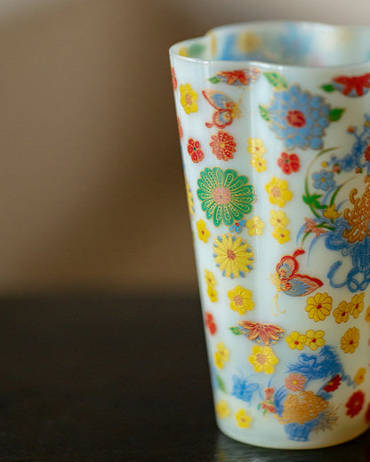 Begonia Glass Tea Cup