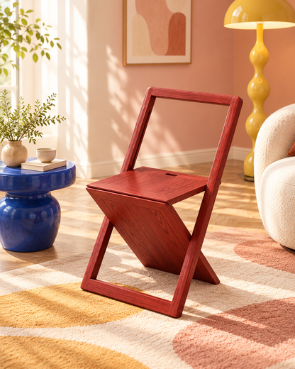 Origami Solid Wood Folding Chair