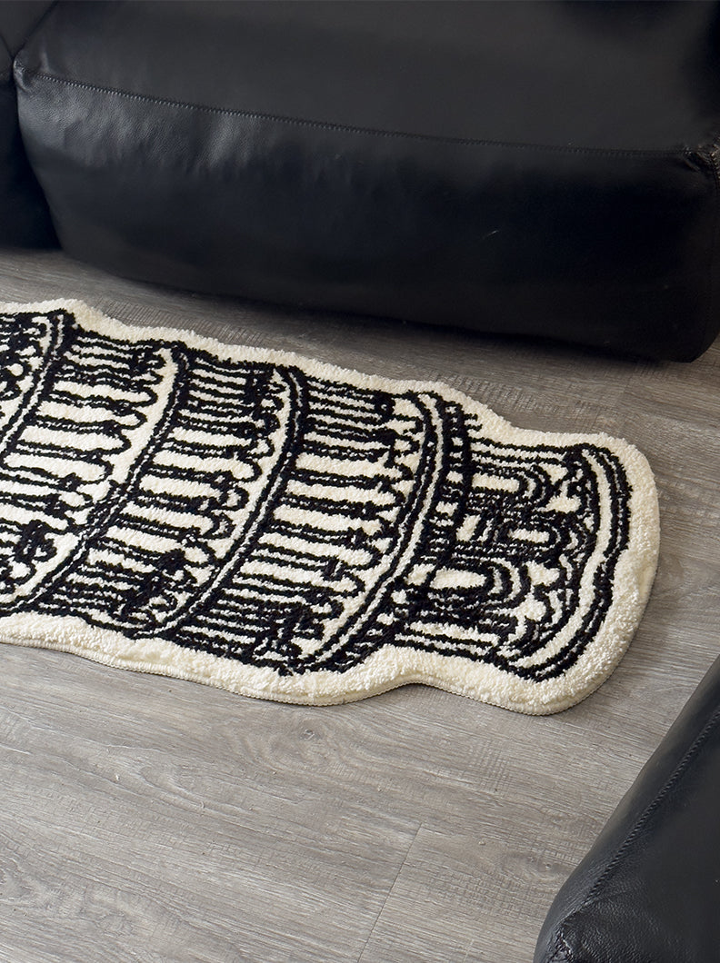 Museum-Style Bedside Rug