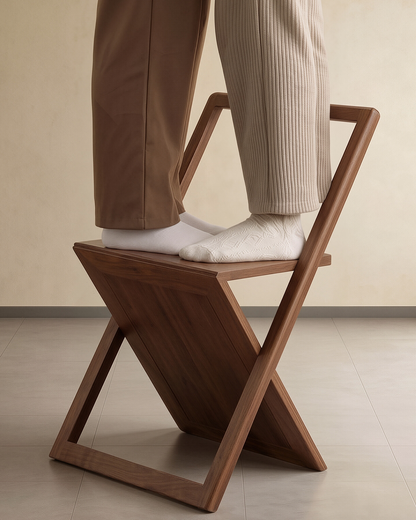 Origami Solid Wood Folding Chair