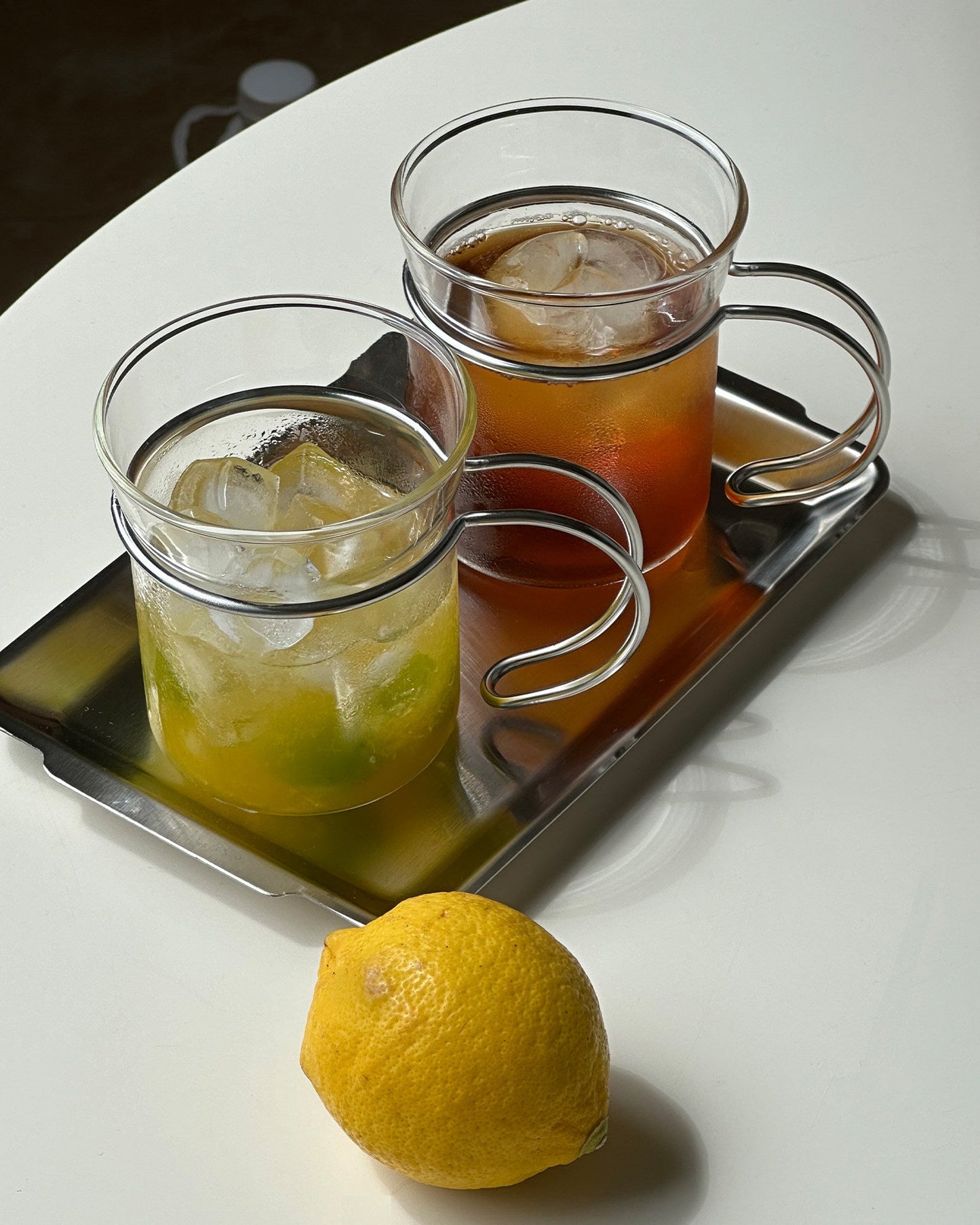 Vintage Glass Coffee Cup