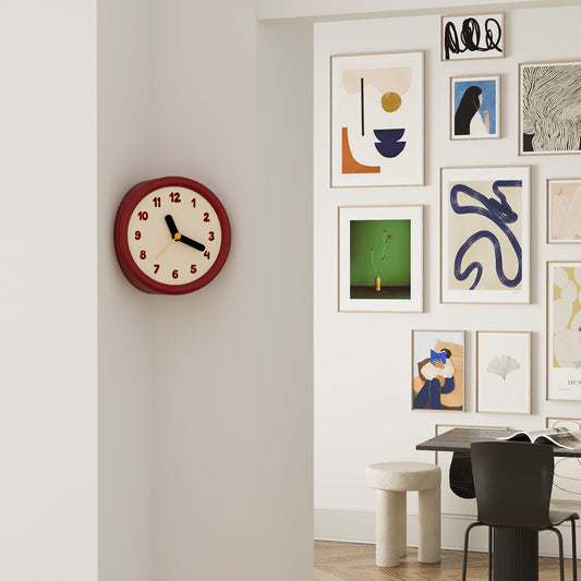 Red Corner Time Clock