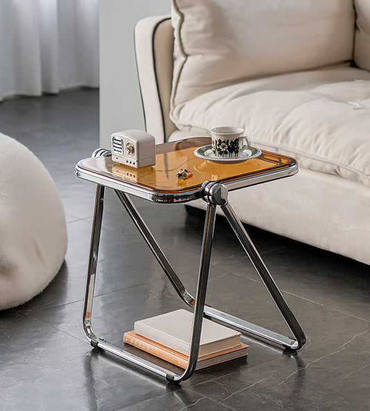 Foldable Acrylic Side Table