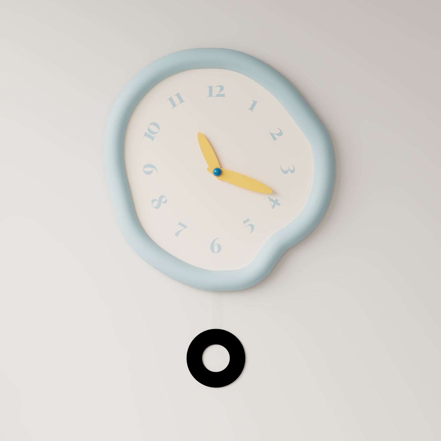 Asymmetrical Drip Clock