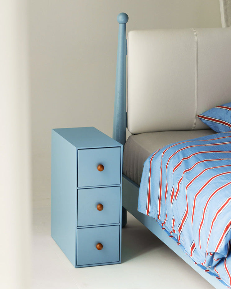 Slim Color Block Storage Cabinet