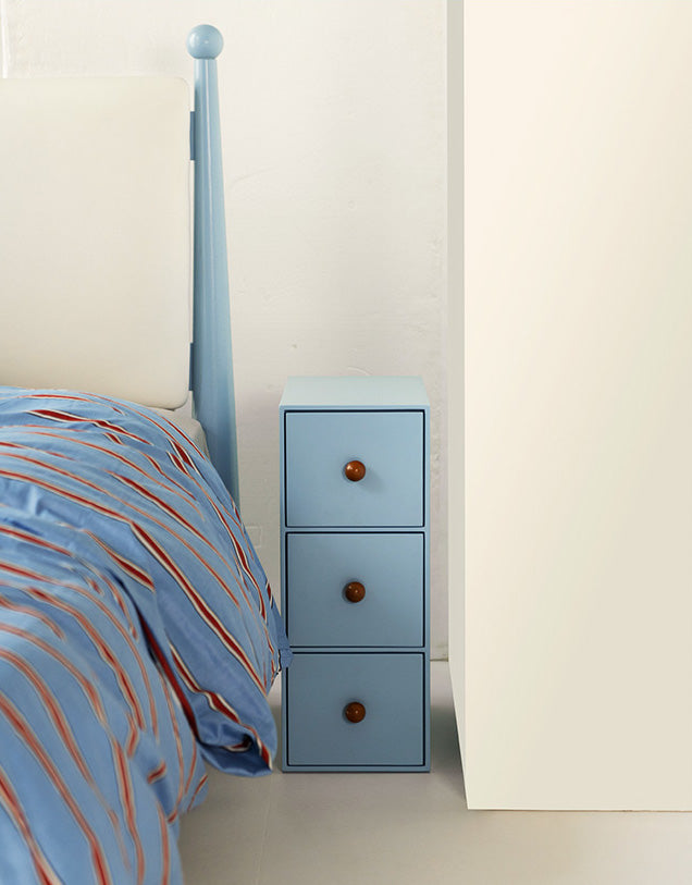 Slim Color Block Storage Cabinet