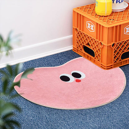 Funny Face Bath Mat Area Rug