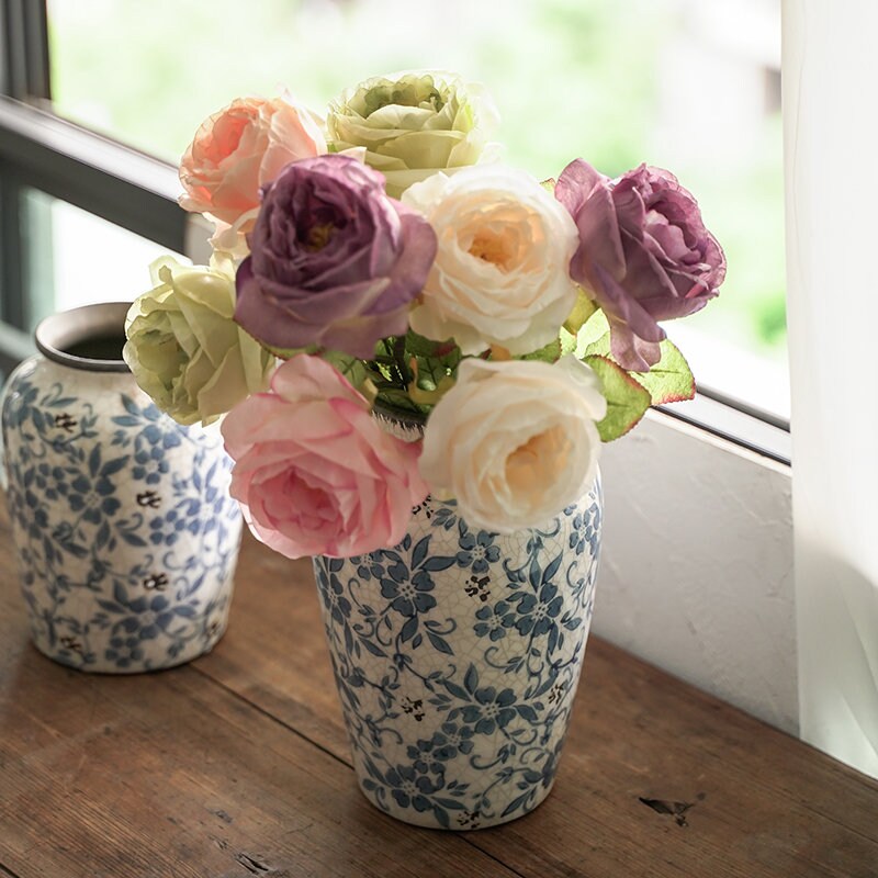 Retro Style Ceramic Vase