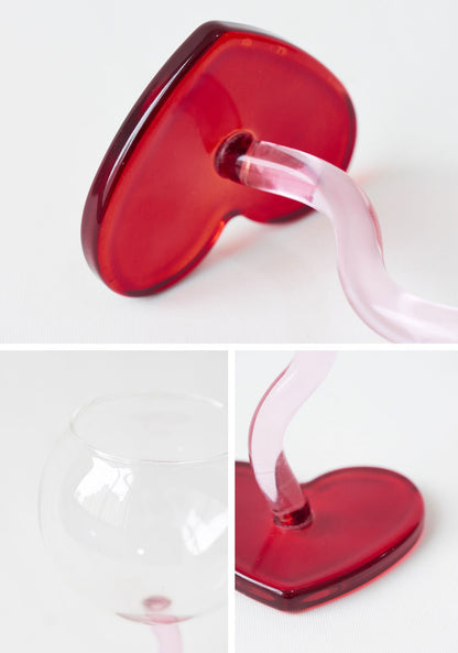 Heart Wine Glass Goblet