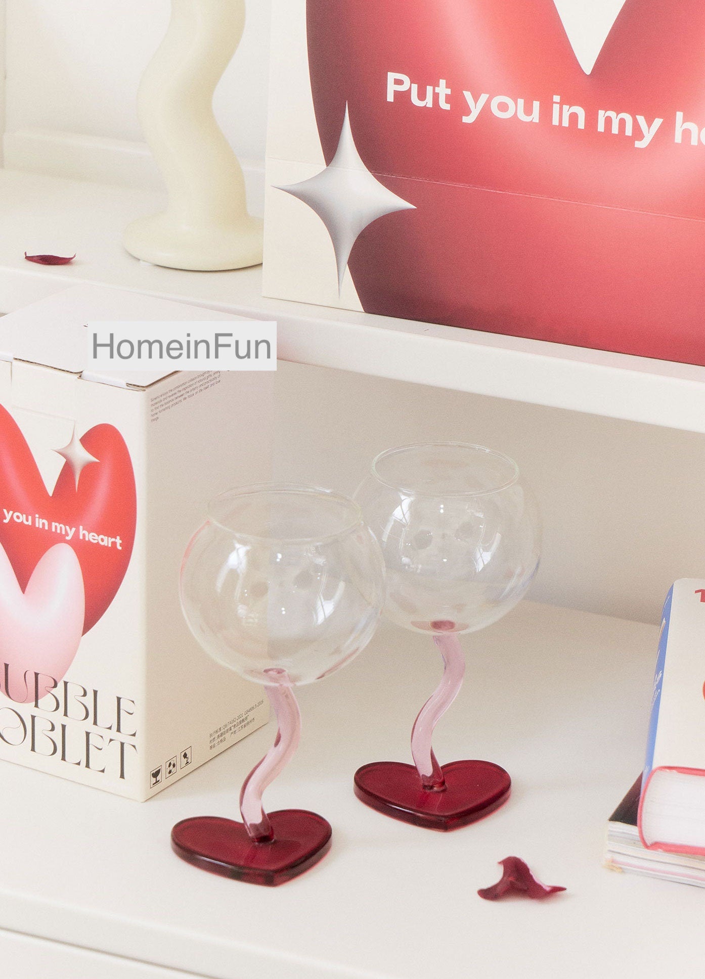 Heart Wine Glass Goblet