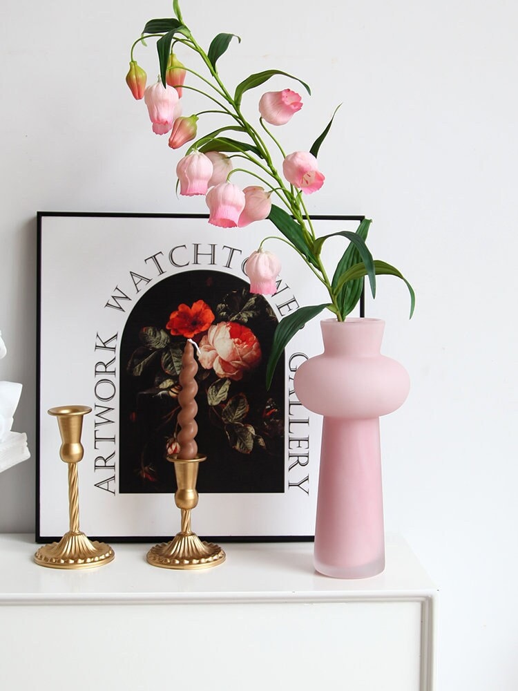 Pink Tall Flower Vase