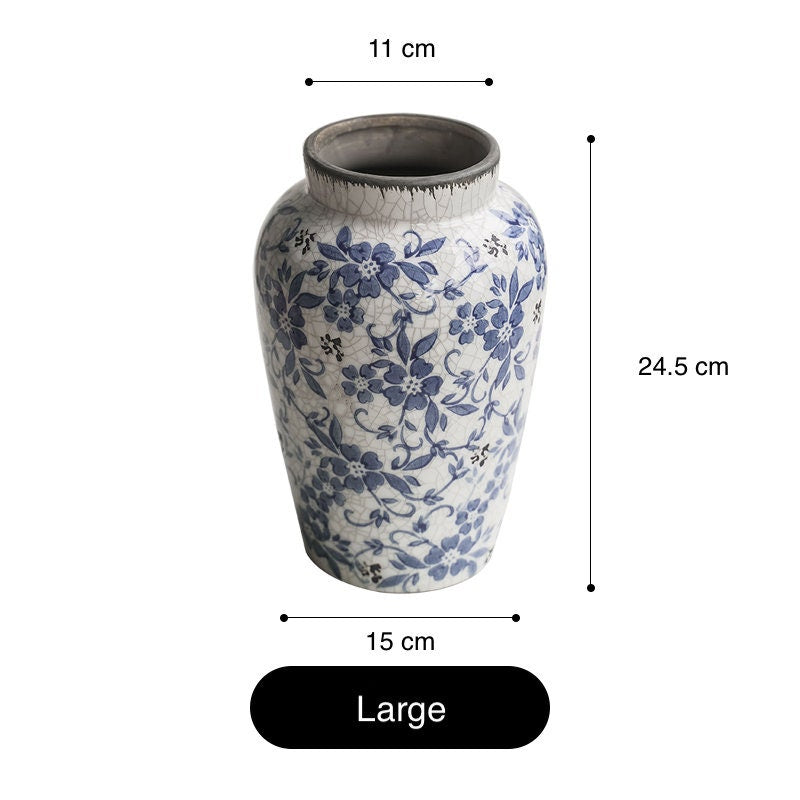 Retro Style Ceramic Vase