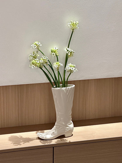 Boots Shaped Ceramic Vase