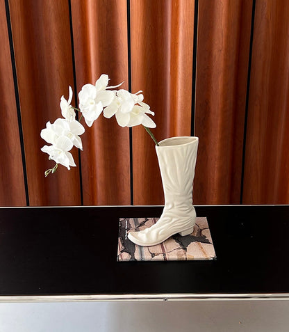 Boots Shaped Ceramic Vase