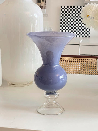 Retro Style Glass Vase