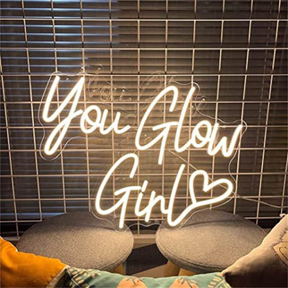 You Glow Girl Neon Sign